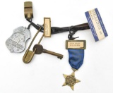 DC Metropolitan Police 61st Annual Session Imperial Council AAON-M-S 1935 badge number 670.