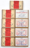 .30-06 Springfield ammunition - (9) boxes. (4) 1962 Lake City Ordnance Match M72 173 grain,