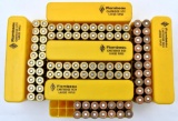 7x61 S&H custom loaded ammunition (67) total rounds plus 27 rounds fired brass in five Flambeau