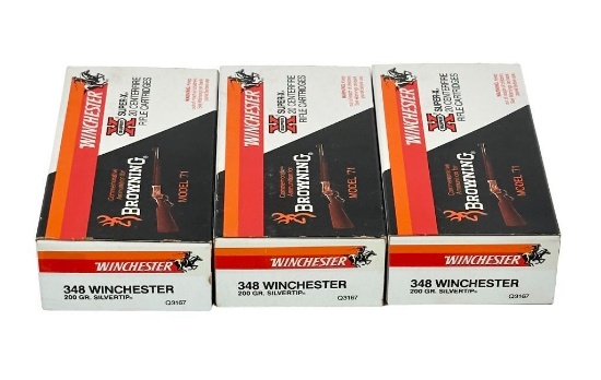 .348 win. ammunition (3 boxes) Winchester Super-X