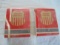 4 NEVER USED MATCH BOOKS FROM UNION PACIFIC RAILROAD-STILL WRAPPED