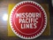 OLDER REMAKE OF A MISSOURI PACIFIC LINES SIGN-MADE OF MASONITE-GREAT COLOR