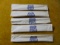 GROUP OF 5 UNION PACIFIC RAILROAD TOOTH PICKS ---WITH LOGO