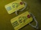 2 NEVER USED UNION PACIFIC BAGGAGE TAGS-CLEAN AND CLASSIC