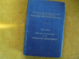 1919 RULES FOR THE OPERATING DEPARTMENT OF THE 