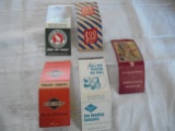 GROUP OF 5 OLD MATCH BOOK COVERS ONLY-DIFFERENT RAILS