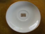 CHICAGO MILWAUKEE ST. PAUL & PACIFIC RAILROAD SAUCER-GOLD TRIMMED