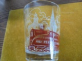 PENNSYLVANIA RAILROAD OLD FASHION GLASS -VERY GRAPHIC AND NICE