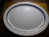 9 1/2 INCH OVAL SIDE DISH-UNION PACIFIC PATTERN-NICE