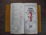 1947 DATED TIMETABLE FROM 