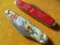 TWO NEVER USED POCKET KNIVES-ROY ROGERS AND COCA COLA-BOTH USA MARKED