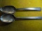 2 LARGE RAILROAD SPOONS-ONE 