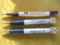 3 OLD MECHANICAL PENCILS WITH ADVERTISING-ONE IS 