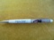 OLD ADVERTISING MECHANICAL PENCIL WITH ADVERTISING AND 