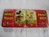 VINTAGE MICKEY MOUSE PAINT BOX-BRIGHT AND COLORFUL
