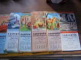 6 LATE 1940'S CARPENTER COMMISSION CO-STOCK YARDS INK BLOTTERS & CALENDARS-SIOUX CITY STOCK YARDS
