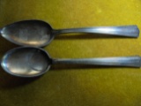 2 LARGE RAILROAD SPOONS-ONE 