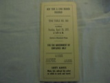 1971 NEW YORK LONG BRANCH RR  TIME TABLE