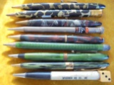 9 OLD MECHANICAL PENCILS-SOME WITH PROBLEMS