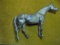 VINTAGE CAST IRON HORSE-LOOKS LIKE A BANK BUT NO SLOT FOR COINS-'MADE IN USA