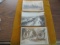 3 REAL PHOTO POST CARDS FROM 1916 TEXAS-CARS, CANNON AND WAGON TRAIN