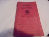 1939 SALES CONTRACT AND PRICE SCHEDULE BOOKLET-FAIRLY GOOD WITH SOME WEAR