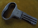 VINTAGE JAIL KEY---QUITE LARGE AND HEAVY DUTY