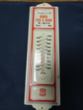 WAUSA FEED & GRAIN ADVERTISING THERMOMETER