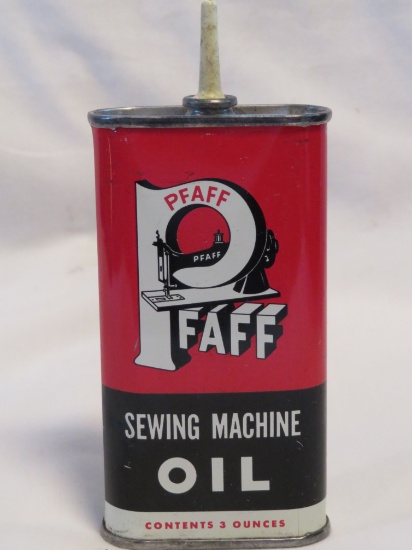PAFF SEWING MACHINE OIL - ADVERTISING CAN