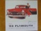 1955 PLYMOUTH CAR SHOW ROOM ADVERTISING BROCHURE--CLEAN AND BRIGHT