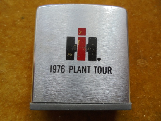 1976 "I-H" LOGO TAPE MEASURE FROM A 'PLANT TOUR'
