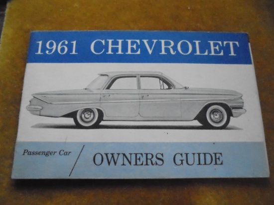 1961 CHEVY CAR OWNERS GUIDE