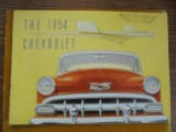 1954 CHEVROLET AUTOMOBILE ADVERTISING BOOKLET OR BROCHURE