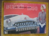 1950 BUICK CAR ADVERTISING FOLDER