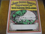 STUNNING 1929 JOHN DEERE EQUIPMENT ADVERTISING BOOKLET-CLEAN WITH 33 PAGES