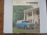 1963 CHEVROLET STEP SIDE AND PANEL TRUCKS ADVERTISING BROCHURE
