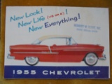 1955 CHEVY CAR ADVERTISING BROCHURE