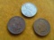 2 INDIAN CENTS AND ONE WW 11 STEEL PENNY