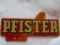 PFISTER - SEED CORN - LICENSE PLATE TOPPER