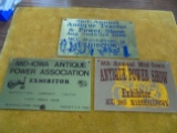 3 OLD TRACTOR AND POWER SHOW PLAQUES --MARSHALLTOWN IOWA