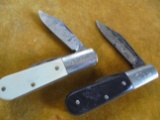 2 OLD TWO BLADE POCKET KNIVES-BARLOW & IMPERIAL BRAND