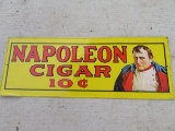 NAPOLEON CIGAR - 10 CENT ADVERTISING SIGN