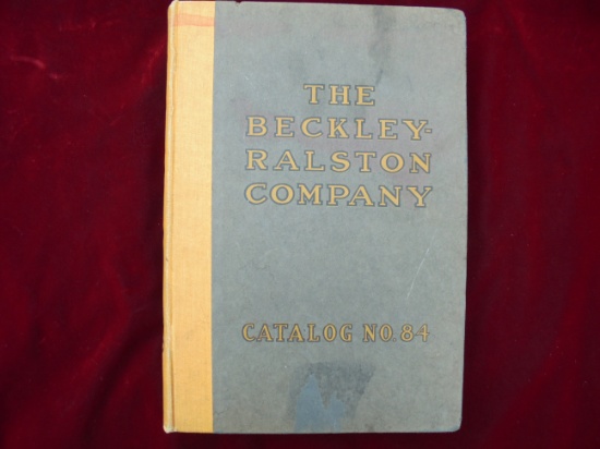 1920 BECKLEY RASTON COMPANY CATALOG NO. 84-528 HARDBOUND PAGES OF AUTOMOTIVE & HARDWARE