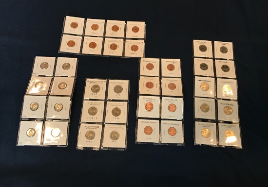 BRILLIANT UNCIRCULATED COIN COLLECTION