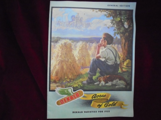 STUNNING 1952 DEKALB SEED CORN GENERAL EDITION ADVERTISING BROCHURE