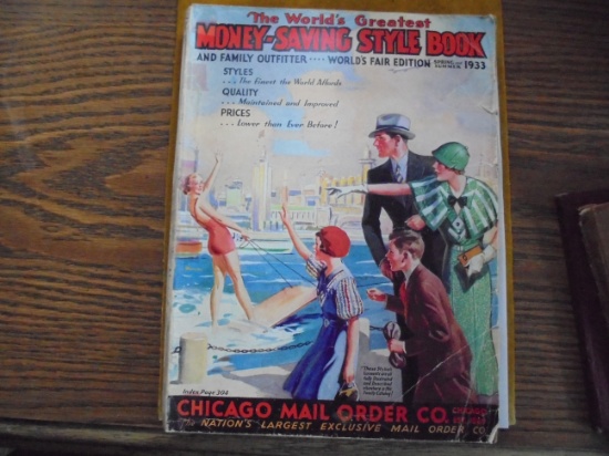 1933 CHICAGO MAIL ORDER CO. CATALOG--"WORLDS FAIR EDITION"-QUITE RARE