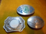 3 OLD BELT BUCKLES FOR ONE LOT