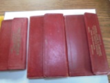 3 OLD STOCK YARDS POCKET LEDGERS-FAIR TO GOOD