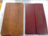 TWO OLD POCKET LEDGERS FROM STOCK YARDS IN SIOUX CITY AND OMAHA
