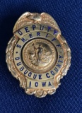 OLD DUBUQUE COUNTY, IOWA- DEPUTY SHERIFF BADGE